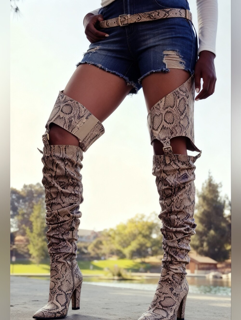 Last pairs ❗Sexy thing Boots over Knee - Picture 3 of 9